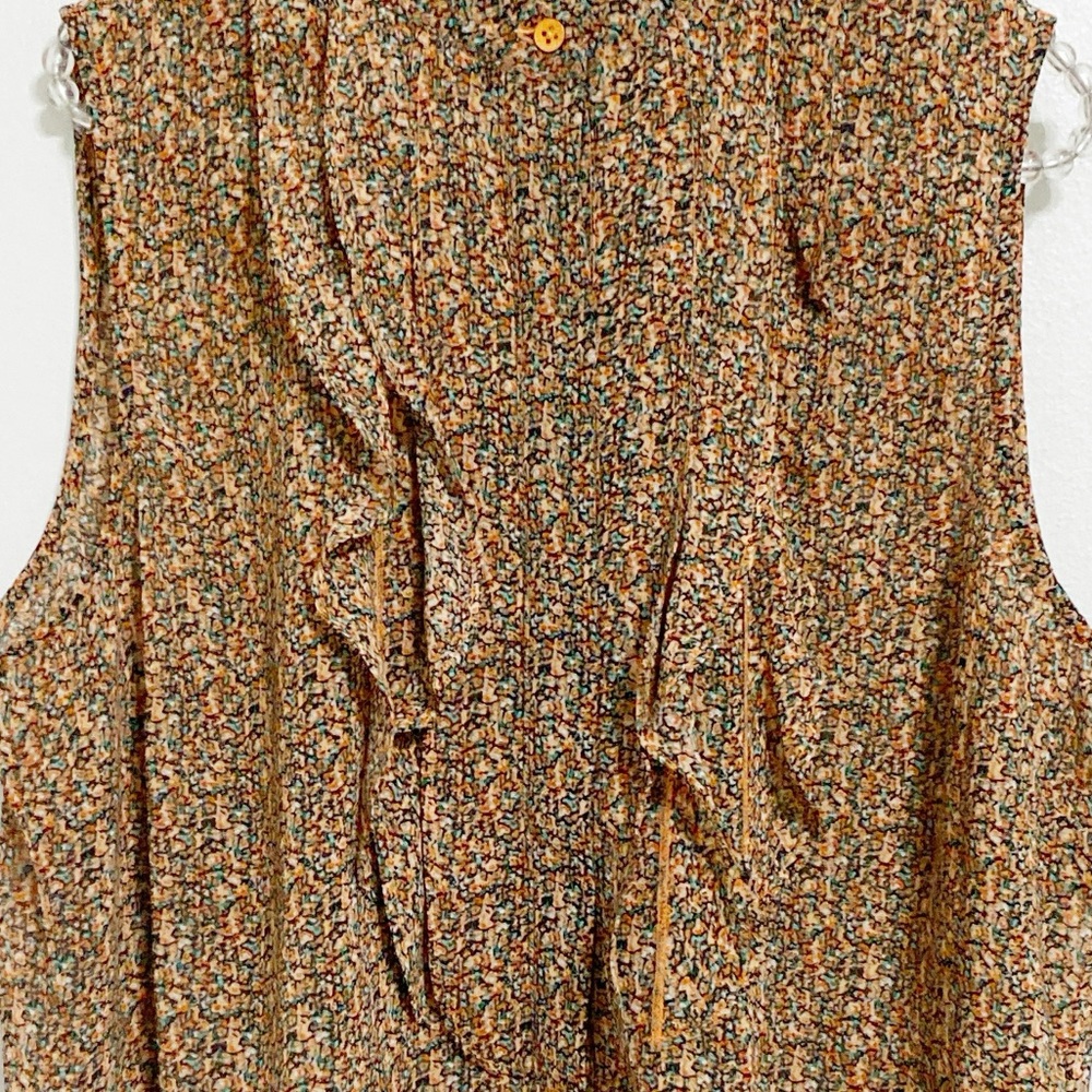 Cabi 6319 Tux Ruffle Top Spring 2023 Large Euc - image 5